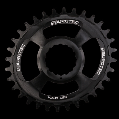 Burgtec Oval 3mm Offset Thick Thin Chainring for Race Face Cinch