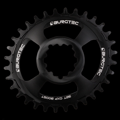 Burgtec Oval 3mm Offset Thick Thin Chainring for SRAM 3-Bolt