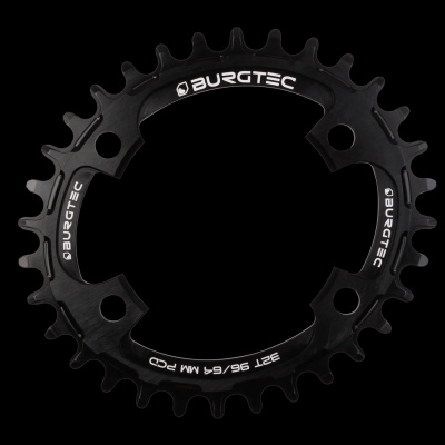 Burgtec Oval 96/64mm PCD Thick Thin Chainring