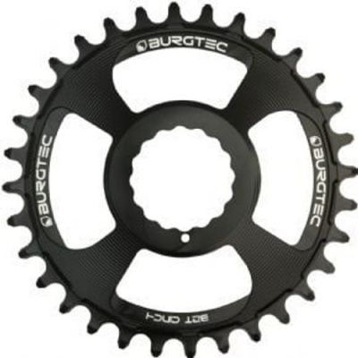Burgtec Race Face Cinch 3mm Offset Thick Thin Chainring Burgtec Black 28T - Burgtec Black