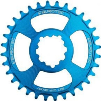 Burgtec SRAM 3mm Offset Thick Thin Chainring 3-Bolt Deep Blue 30T - Deep Blue
