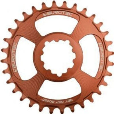 Burgtec SRAM 3mm Offset Thick Thin Chainring 3-Bolt Kash Bronze 30T - Kash Bronze