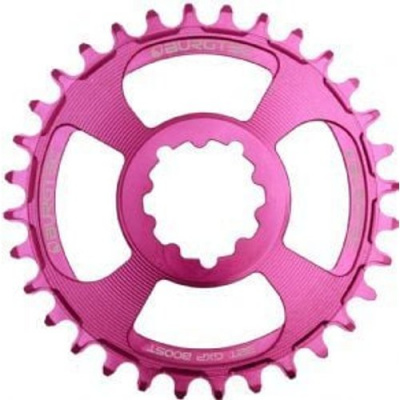 Burgtec SRAM 3mm Offset Thick Thin Chainring 3-Bolt Purple Rain 28T - Purple Rain