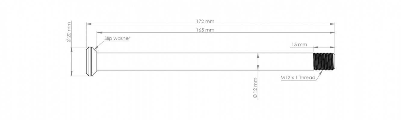 Burgtec Specialized 172mm Rear Axle