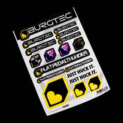 Burgtec Sticker Sheet