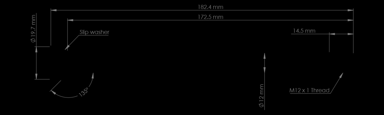 Burgtec YT 172.5mm Rear Axle