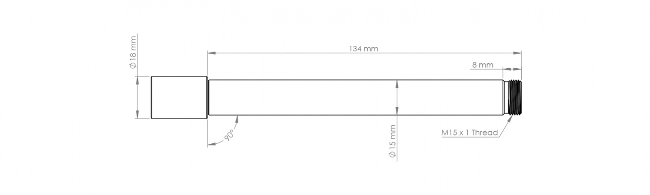 Burgtec hlins Boost Fork Axle