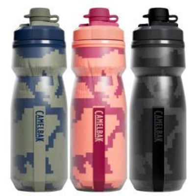 Camelbak Podium Dirt Series Chill 21oz 600ml Water Bottle  2026 21oz/600ml - Black Digi Camo