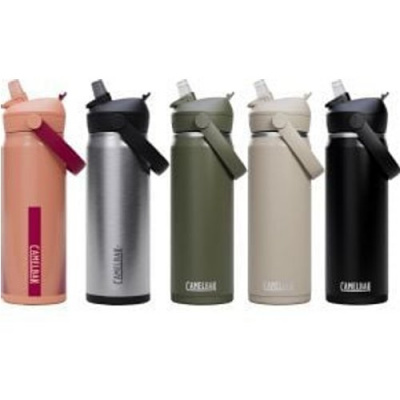 Camelbak Thrive Flip Straw Stainless Steel Insulated 20oz/590ml Bottle 20oz/590ml - Black