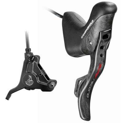 Campagnolo Super Record EPS 12x Hydraulic Ergos with Calipers Carbon / L H / 140-Rear