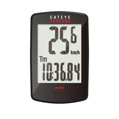 CatEye Padrone Wireless Cycle Computer BLACK