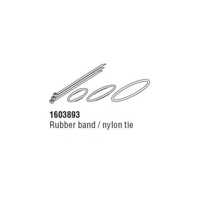 CatEye Strada Slim Cycle Computer Rubber Band And Zip Tie Fitting Kit