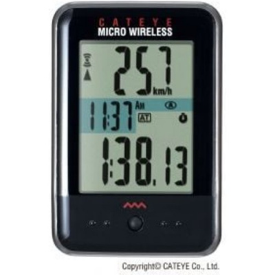 Cateye Micro Wireless Cycle Computer BLACK