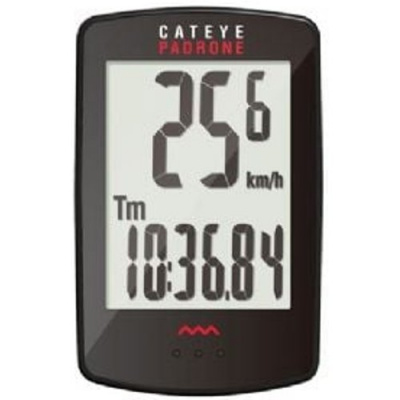 Cateye Padrone Large Screen Wireless Computer Black Black
