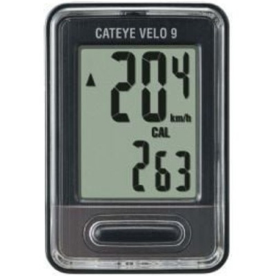 Cateye Velo 9 Wired Cycle Computer Black
