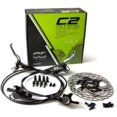 Clarks Race Series CNC C4 Piston PM Hyd Brakes 180/160mm