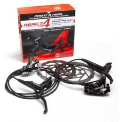 Clarks React-4 Piston Hydraulic Brakes 160/160mm