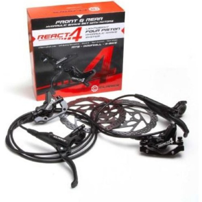 Clarks React 4 Piston Hydraulic Brakes 203/180mm