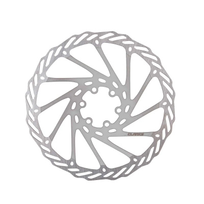 Clarks Single Piece 160mm Steel Rotor: SILVER SILVER / 160MM