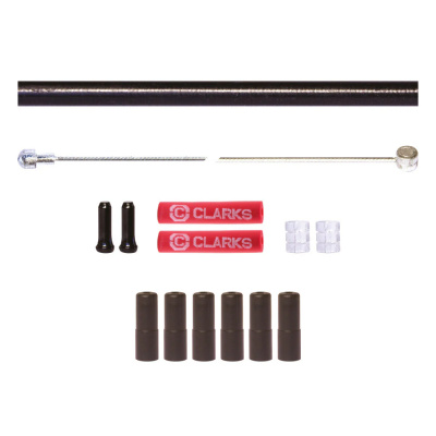 Clarks Stainless Steel Road/MTB Front And Rear Brake Cable Kit