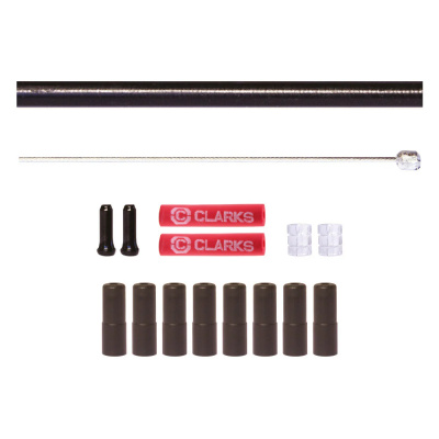 Clarks Stainless Steel Road/MTB Front and Rear Gear Cable Kit
