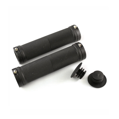 Clarks Vice Lock-On Handlebar Grip Black with Black Anodised End