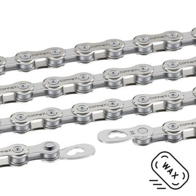 Connex 10WAX Bicycle Chain 10sp / Nickel