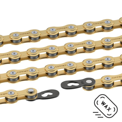 Connex 12SG WAX Bicycle Chain 12sp / Gold