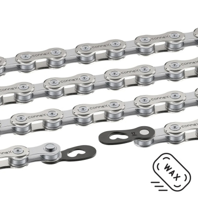 Connex 12SR WAX Bicycle Chain 12sp / Nickel