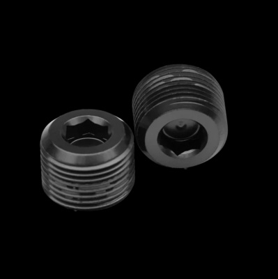 Crankbrothers Coloured Pedal End Cap Coloured Pedal End Cap Black