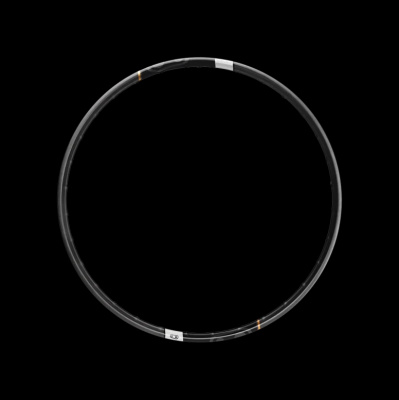 Crankbrothers Synthesis DH Carbon Rim Synthesis DH Carbon Rim Black/Silver / Front / 27.5
