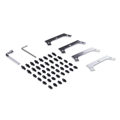 DMR - Flat 4 Pin Set Black