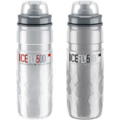 Elite Ice Fly Thermal 2 Hour Insulated Bottle 500ml 500ml - Clear/White/Red