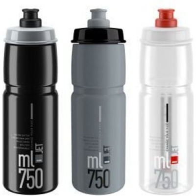 Elite Jet Biodegradable Water Bottle 750ml 750ml - Clear/Red