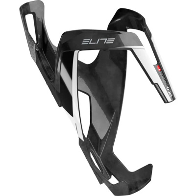 Elite Vico bottle cage Gloss Black / Gloss White