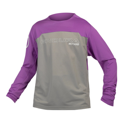 Endura Kids MT500 Burner L/S Jersey Thistle / 9-10