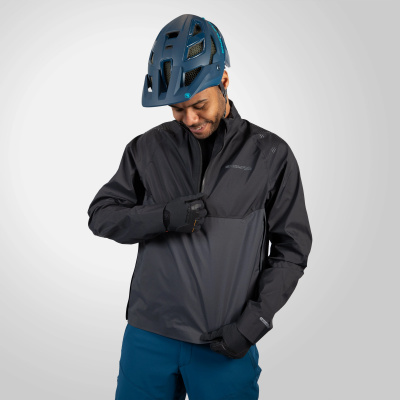 Endura MT500 Lite Pullover Waterproof Jacket - Black