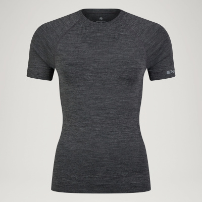 Endura Women's BaaBaa Pro S/S Baselayer Top GREY / M-L