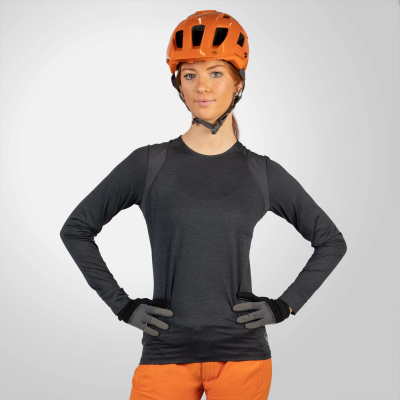 Endura Women's SingleTrack L/S Jersey GREY / S