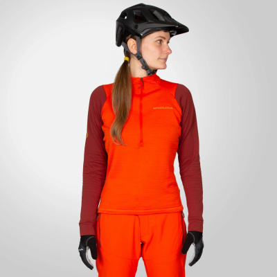 Endura Womens Singletrack Fleece - Red
