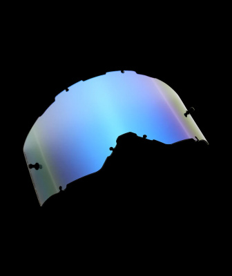 Fox Clothing Fox Mx24 Arspc/main Inj Lens - Mirror BLUE