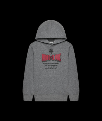 Fox Clothing Fox Youth Go Race Fleece Po FA26 Heather Graphite / YS