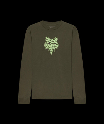 Fox Clothing Fox Youth Roughcut LS Tee FA26 Dark Green / YS