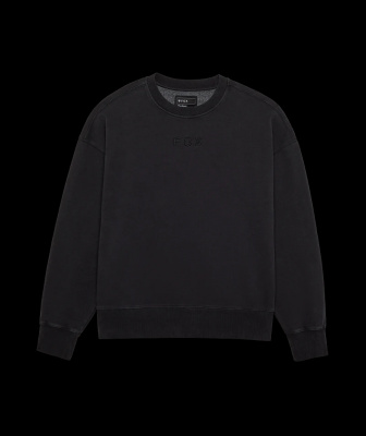Fox Clothing Wordmark Oversized Fleece Crew S