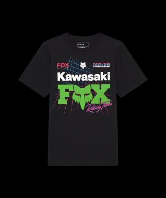 Fox Clothing Youth Fox X Kawi Ss Tee Black / YS