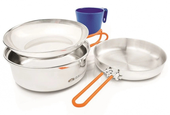 GSI Outdoors GSI Glacier Stainless 1 Person Mess Kit