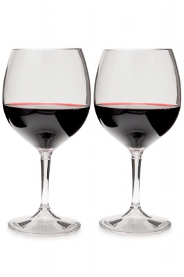 GSI Outdoors GSI Nesting Red Wine Glass Set