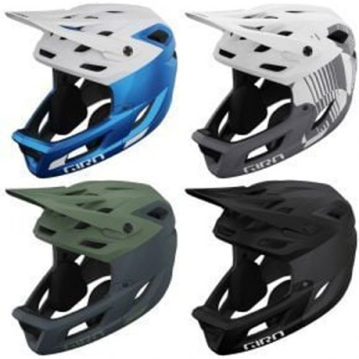Giro Coalition Spherical Mips Full Face Helmet Medium - Matte White/Ano Blue