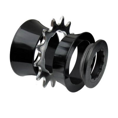 Gusset Components 1-ER Converter - 12 & 13T 8/9sp / Black