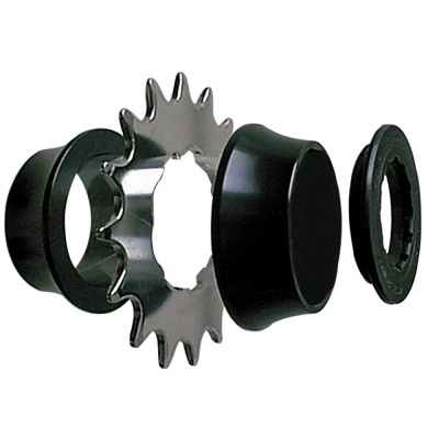 Gusset Components 1-ER Converter - 16 & 18T 8/9sp / Black